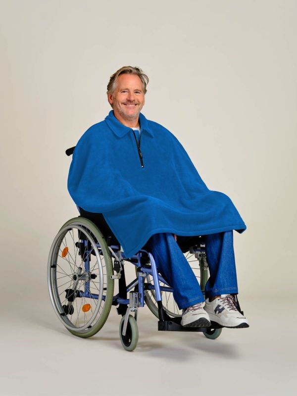 Rolstoel poncho fleece