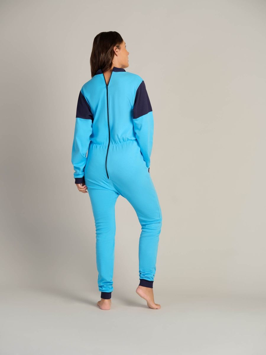 Tricot Jumpsuit with zipper back | Anti-strip | Alzheimer clothing |