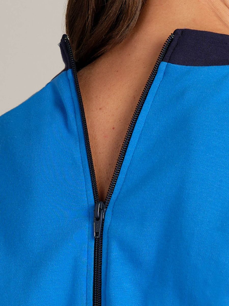 Tricot Jumpsuit with zipper back | Anti-strip | Alzheimer clothing |