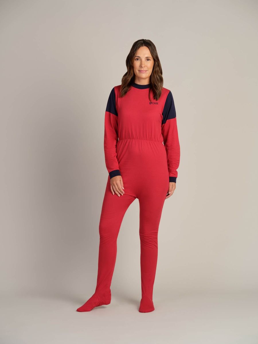 1035 Jersey jumpsuit close footed 