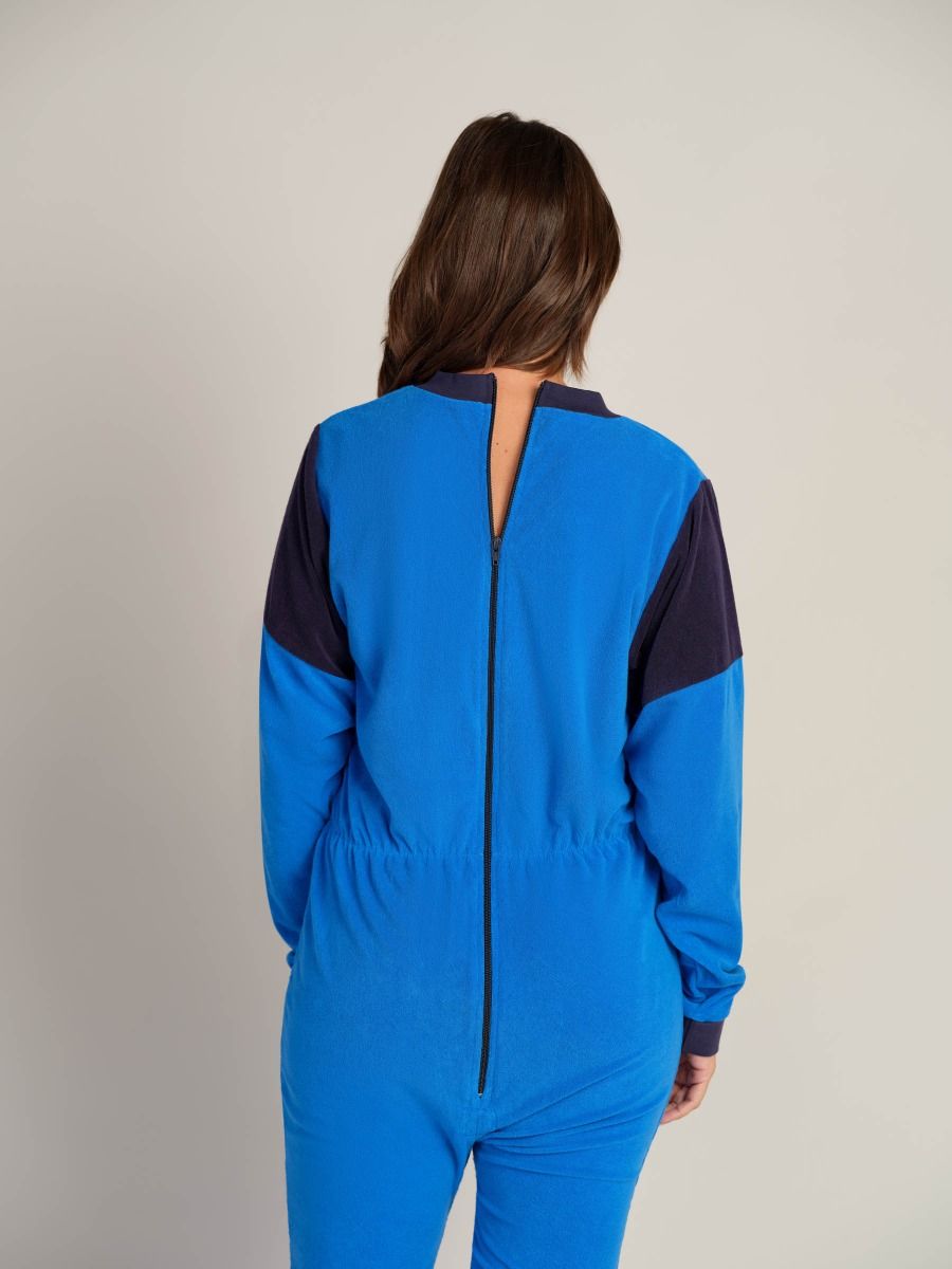 Jumpsuit with crotch zipper closure | Back zipper | Dementia clothing