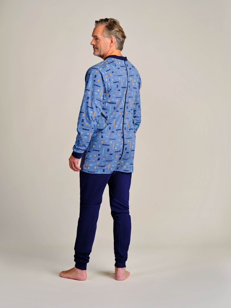 Men's jumpsuit back zipper | Prevent undressing | Two design colours