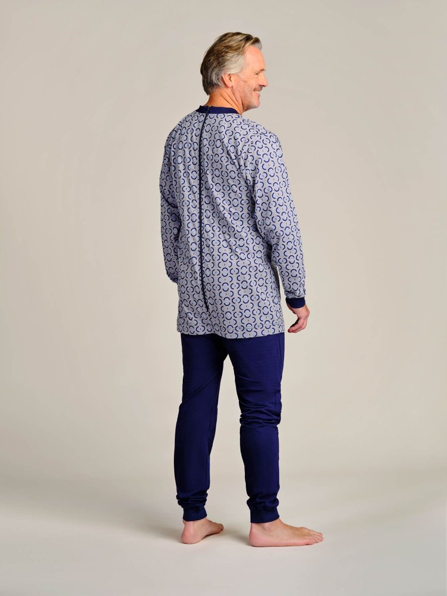 Men's jumpsuit back zipper | Prevent undressing | Two design colours