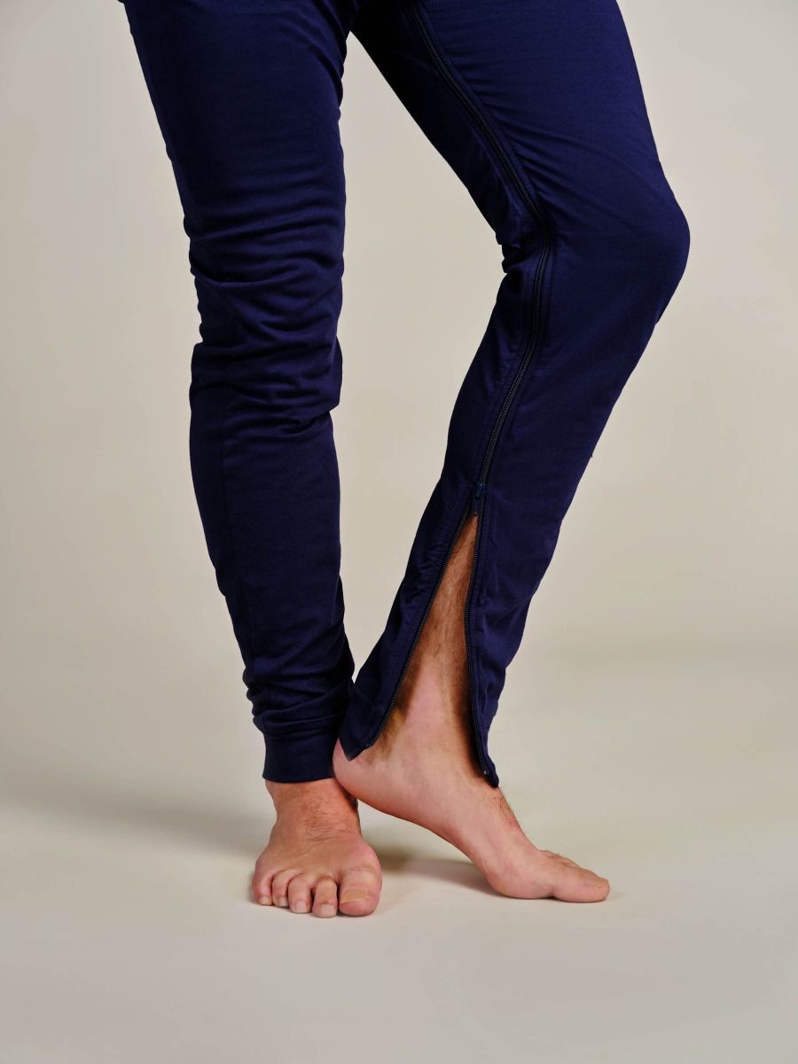 Men's jumpsuit | Crotch zipper | Dementia clothing | Anti-strip |