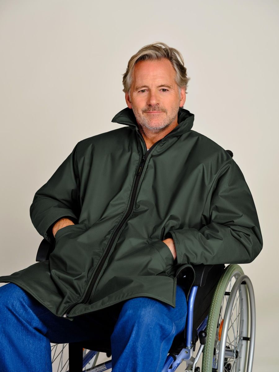 Jacket for wheelchair users | adaptive winter coat