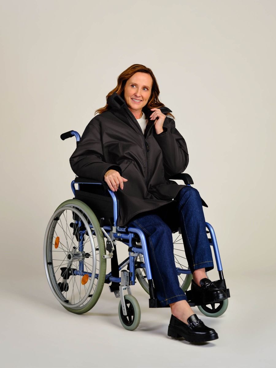 Jacket for wheelchair users | adaptive winter coat