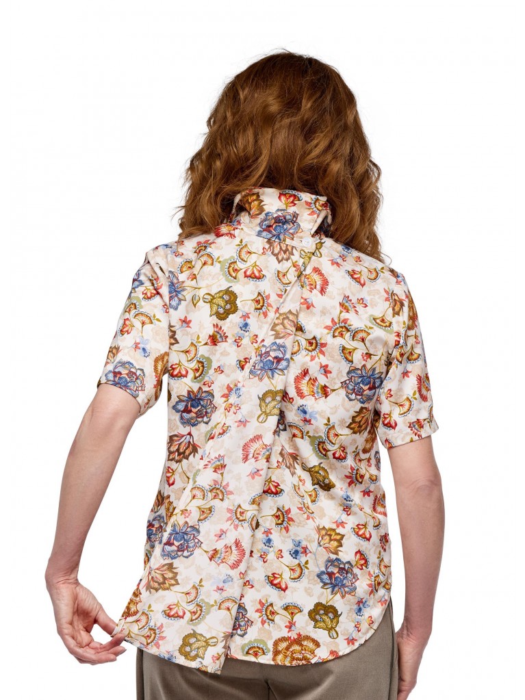 7249 Ladies short sleeved blouse