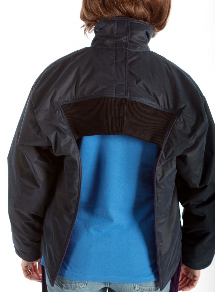 7312 Winter long coat full zip 
