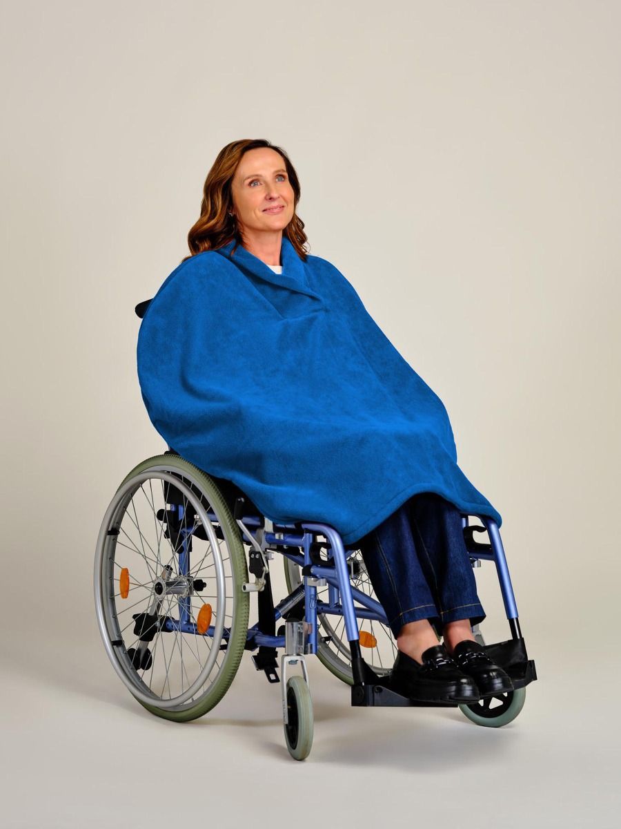 7387 Cape fleece met sjaalkraag