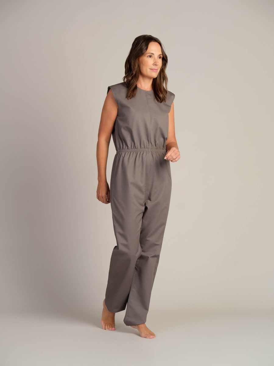 2531 Mouwloze body lange pijpen