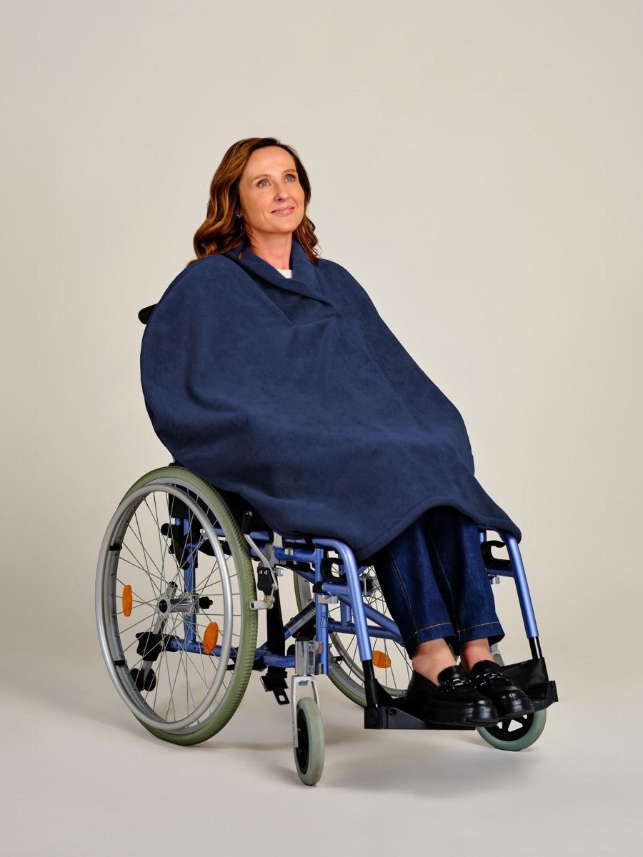 Wheelchair Fleece Poncho, Cape Winter Wheelchair