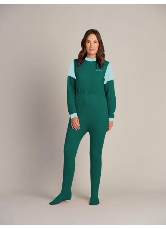 【BAON】Seton quilted pocket flight jumper Jersey jumpsuit close footed | Back zipper | High quality