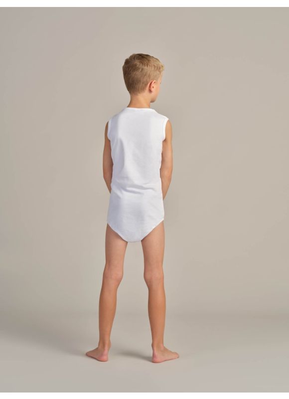 Adaptief Turnpak Voor Kinderen - Katoenen Body Met Drukknopen, Voor Jongens En Meisjes Met Speciale Behoeften