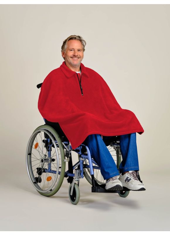 Rollstuhlponcho Winter Cape Sommer